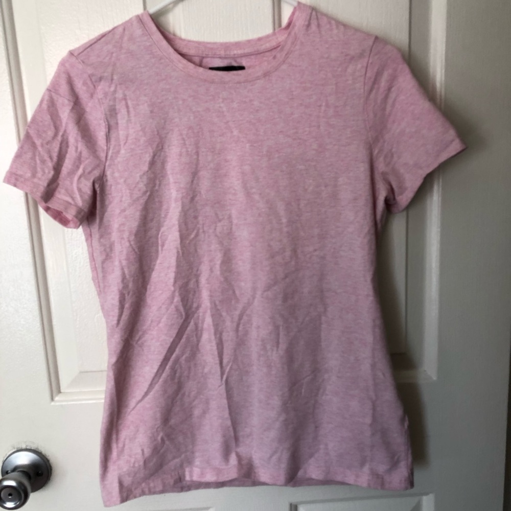 Pink Fitted Tee by Saks Fifth Avenue